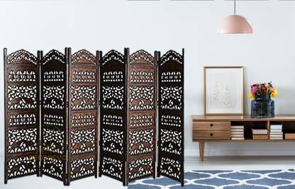 DECOREVO Wooden Partition / Screen Separator / For Decoration / Wall Dividers for Home Engineered Wood Decorative Screen Partition