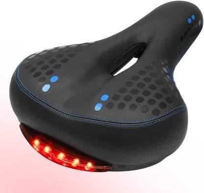 NSV Hot Sale Cycle Seat LED Tail Light Waterproof Gel Saddles Cushion Saddle