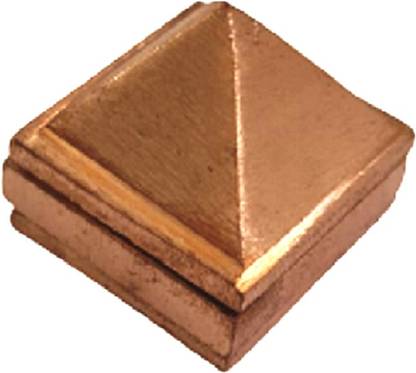 numeroastro Copper Vastu Pyramid for Vastu Dosh Nivaran (91 Pyramids) (4 Cms Approx) (1 Set) Decorative Showpiece  -  3.8 cm