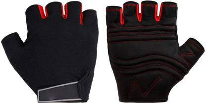 Kyk Unisex Leather Gym Gloves for Professional Weightlifting Running Gloves