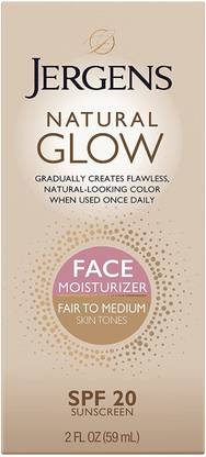 JERGENS Sunscreen - SPF 50 Natural Glow Face Daily Moisturizer