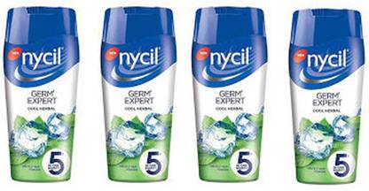 NYCIL COOL HERBAL PRICKLY HEAT POWDER 200 GRAMS (50G*4)