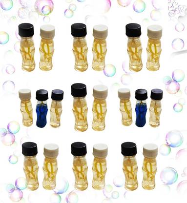 Dhinchak 20 Small Soap Bubble bottle for unlimited fun daily use botles for kids Toy Bubble Maker