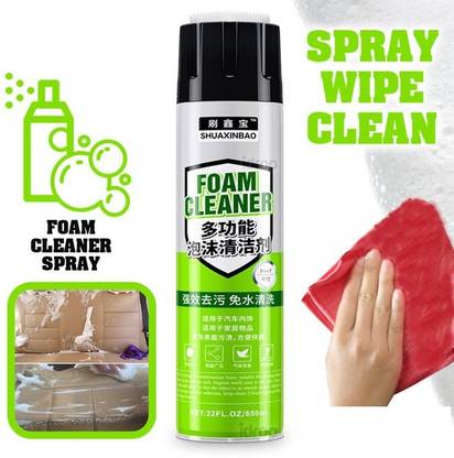 My Machine Multipurpose Cleaner Foam Spray for Car Home Carpet, Multipurpose foam Cleaner Foam Vehicle Glass Cleaner