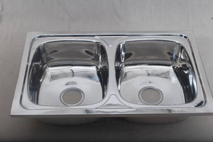 Imagine Kitchen Sink Single bowl with Mini Bowl Steel (Glossy) IMSNK56 Vessel Sink
