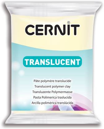 Cernit Polymer Clay - Translucent Series - 56 Grams - Night Glow - Made in Belgium Art Clay