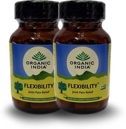 ORGANIC INDIA Flexibility 60 Capsules Bottle- (Pack Of 2)