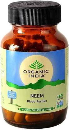 ORGANIC INDIA Neem 60 Capsules Bottle- (Pack Of 3)