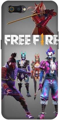 फोन waley.com Back Cover Realme C2 , RMX1941 , Free Fire Game,dj alok Printed back cover के लिए