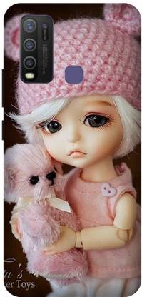 3D U PRINT Back Cover for VIVO Y50,VIVO 1935 Baby doll,lovers,love,heart