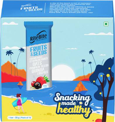 RiteBite Fruit & Seeds Bar Box