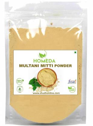 Homeda Multani Mitti Powder Organic for Face Pack | Fullers Earth, Bentonite Clay Stone