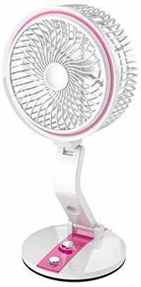 Sampri Table Comfort Fan Powerful Rechargeable High Speed Table Fan 3 Blade Fan 3 Blade Table Fan