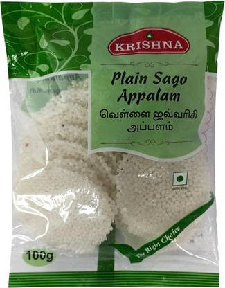 Krishna-BH Plain Sago Appalam