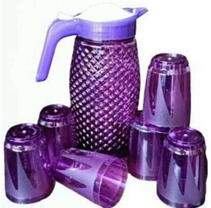 Mugo jag glass set purple- 1.8L Jug Glass Set