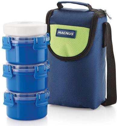 Magnus Vega 3 Airtight & Leakproof BPA Free 3 Containers Lunch Box