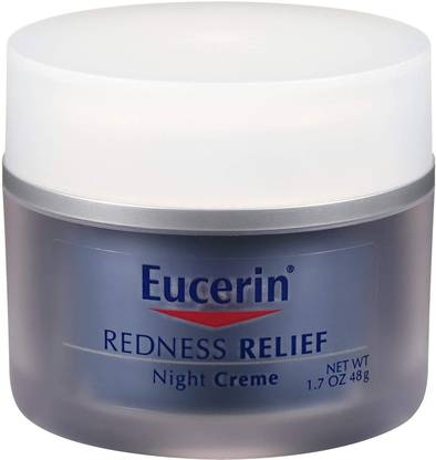 Eucerin Redness Relief Night Cream Gently Hydrates To Reduce Redness-Prone Skin At Night