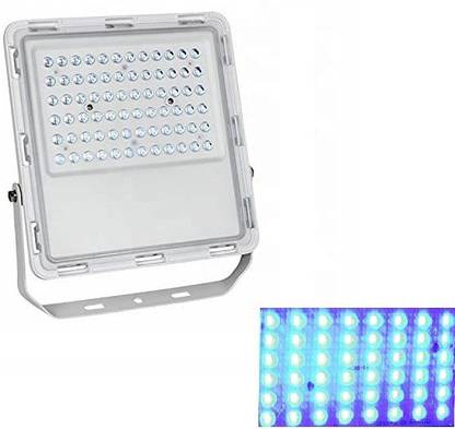LMNOP Outdoor LED Flood Light - 50 Watt, Blue, 5000 Lumens, Waterproof Flood Light Outdoor Lamp
