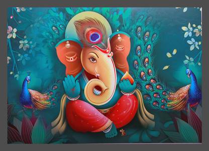 Mmory Ganesha Religious Frame
