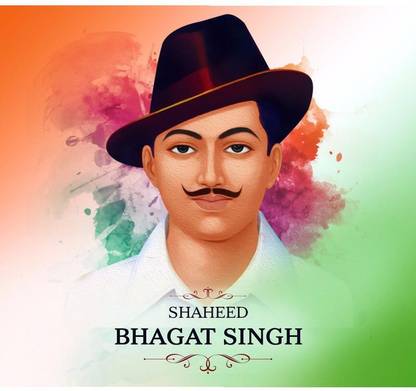 Bhagat singh PhotoPaper Print Poster Photographic Paper