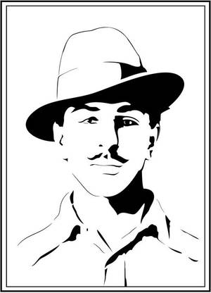 Bhagat singh PhotoPaper Print Poster Photographic Paper