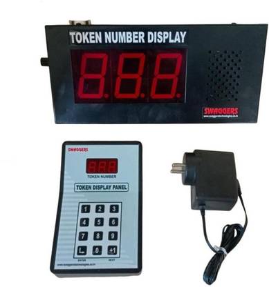 Security Store 3 DIGIT TOKEN DISPLAY SYSTEM WITH MULTI LANGUAGE VOICE SW-584 Indoor PA System