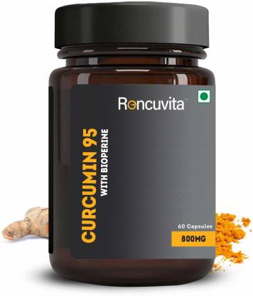 RONCUVITA Curcumin 95 with Bioperine, Curcuminoids Immunity Booster And Anti- Oxidant