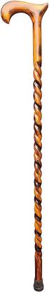 RanaCreation Wooden Walking Stick in 36 inch | Walking Stick for Elders(Brown) Walking Stick