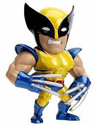 Jada Metalfigs X-Men Wolverine 4" Die-Cast Collectible Figure, 100% Diecast Metal