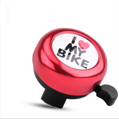 RESHNE Custom Bicycle Bells I Love My Bike Logo Small Lovely Clear Volume Bell