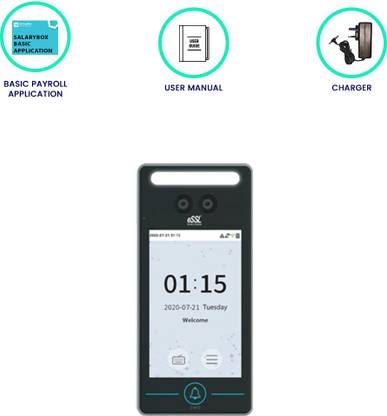 SalaryBox ESSL AI Face PLUTO Attendance Machine With Inbuilt Wi-Fi, Biometric Device Time & Attendance, Access Control