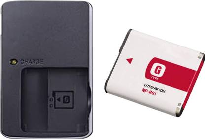 Onkliq Combo of NP-BG1 battery Capacity of 960mah with BC-CSG  Camera Battery Charger