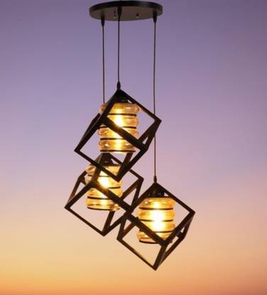 CARSTEN Cube and Glass Cluster Pendant Light/ Hanging Light/Ceiling Light for Home Decor Chandelier Ceiling Lamp