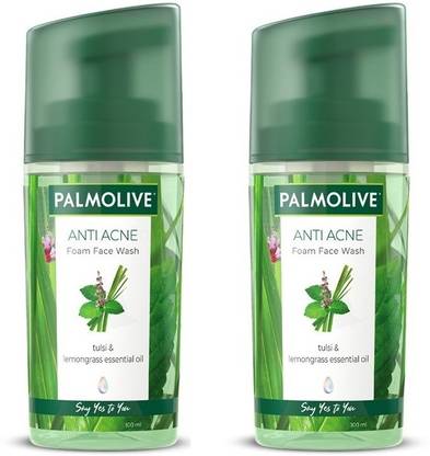 PALMOLIVE Anti Acne Purifying Foam Facewash, 100ml x 2 (200ml) (Pack of 2) Face Wash  (200 ml)