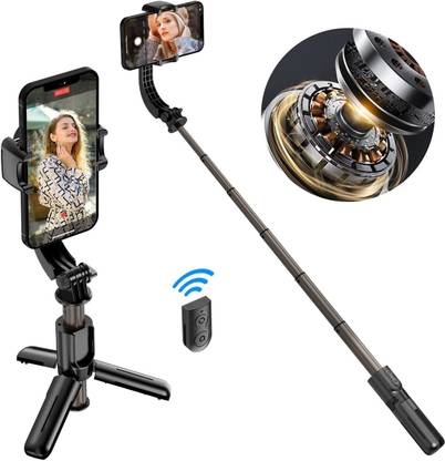 Wifton Gimbal Stabilizer for Smartphone Extendable Bluetooth Selfie Stick and Tripod-IX Single Gimbal for Mobile, Camera