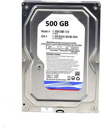 ULTRABYTES High Performance 500 GB Desktop Internal Hard Disk Drive (HDD) (Extreme Hard disk 500 GB)