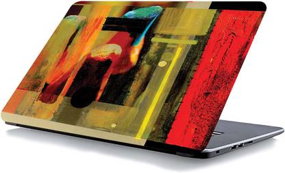 qth COLOURFULL LAP-7756 VINYL Reusable Laptop Skin Compatible for 15.6 inch