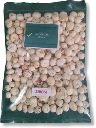 GUPTA TRADER 250GM PHOOL MAKHANA LOTUS SEED, FOX NUTS, DRIED. Fox Nut