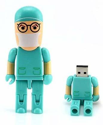 SMKT Robot Shape 32 GB Pen Drive Compatible with Desktop Computer, Laptop, Mobile USB 2.0 Plastic Case