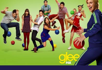Poster Wall Poster Tv Show Glee Series 5 Wall Poster sl2204 (13x19 Inches, Matte Paper, Multicolor) Fine Art Print