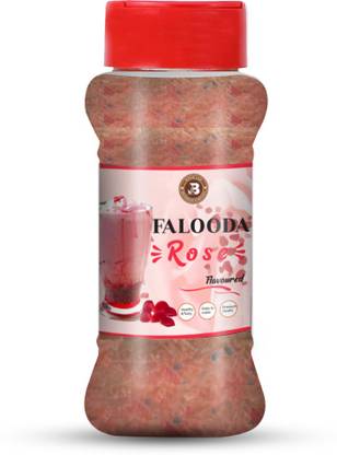 Brew Lab Rose Flavored Falooda | Instant Falooda Mix |Easy to Prepare|Ready to Eat 100 g