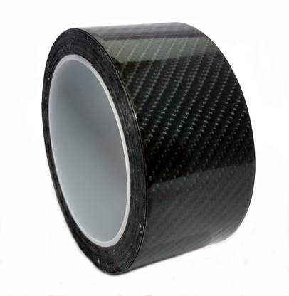 CAR HUB Car reflective tape black 15 mm x 5 m Glossy Black Reflective Tape
