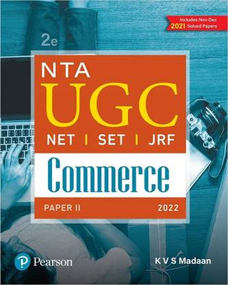 NTA UGC नेट/सेट/JRF: पेपर II - कॉमर्स | सेकेंड एडिशन | बाय पियर्सन पेपरबैक – 20 जनवरी 2022