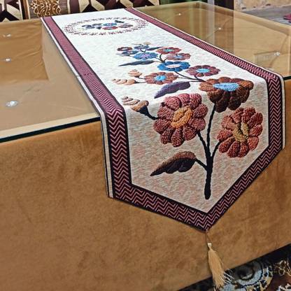 Saksham Enterprises Multicolor 183 cm Table Runner