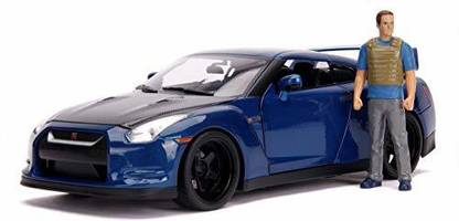 Jada Fast & Furious Brian's Nissan Skyline GT-R R35 1:18 Scale Light Car Tuning Model
