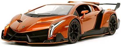 Jada Lambo Veneno Bronze Metallic Hyper-Spec Series 1/24 Diecast Model Car by 32723