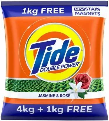 Tide Double Power Jasmine and Rose Detergent Powder @@ 5KG Detergent Powder