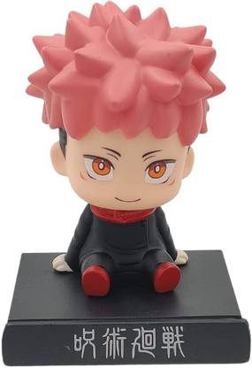 Daiyamondo Itadori Kaisen Bobble Head Action Figure for Car Dashboard and Office Desk