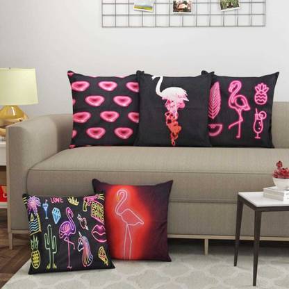 NAVRUDRA Polyester Cushions Cover