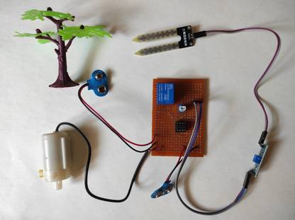 DK Robotics Automatic Irrigation System Using Soil Sensor Educational Electronic Hobby Kit